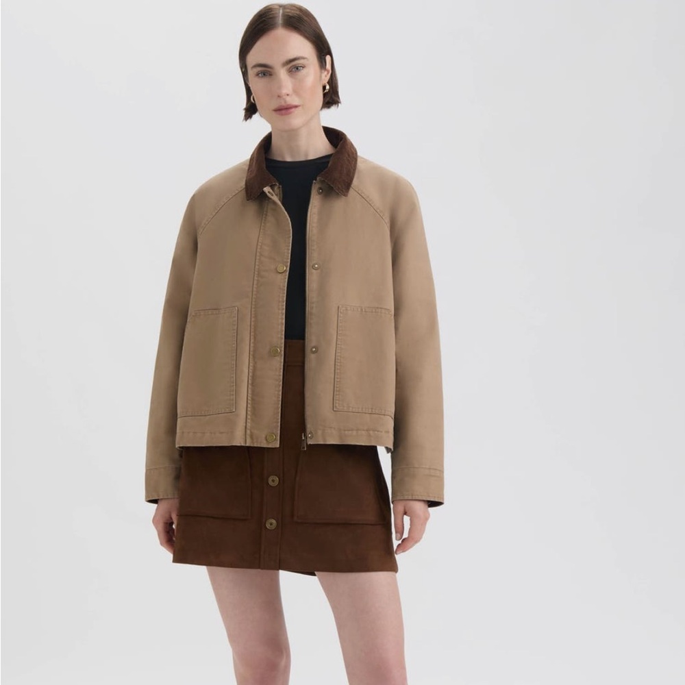 Hunter faux suede mini skirt